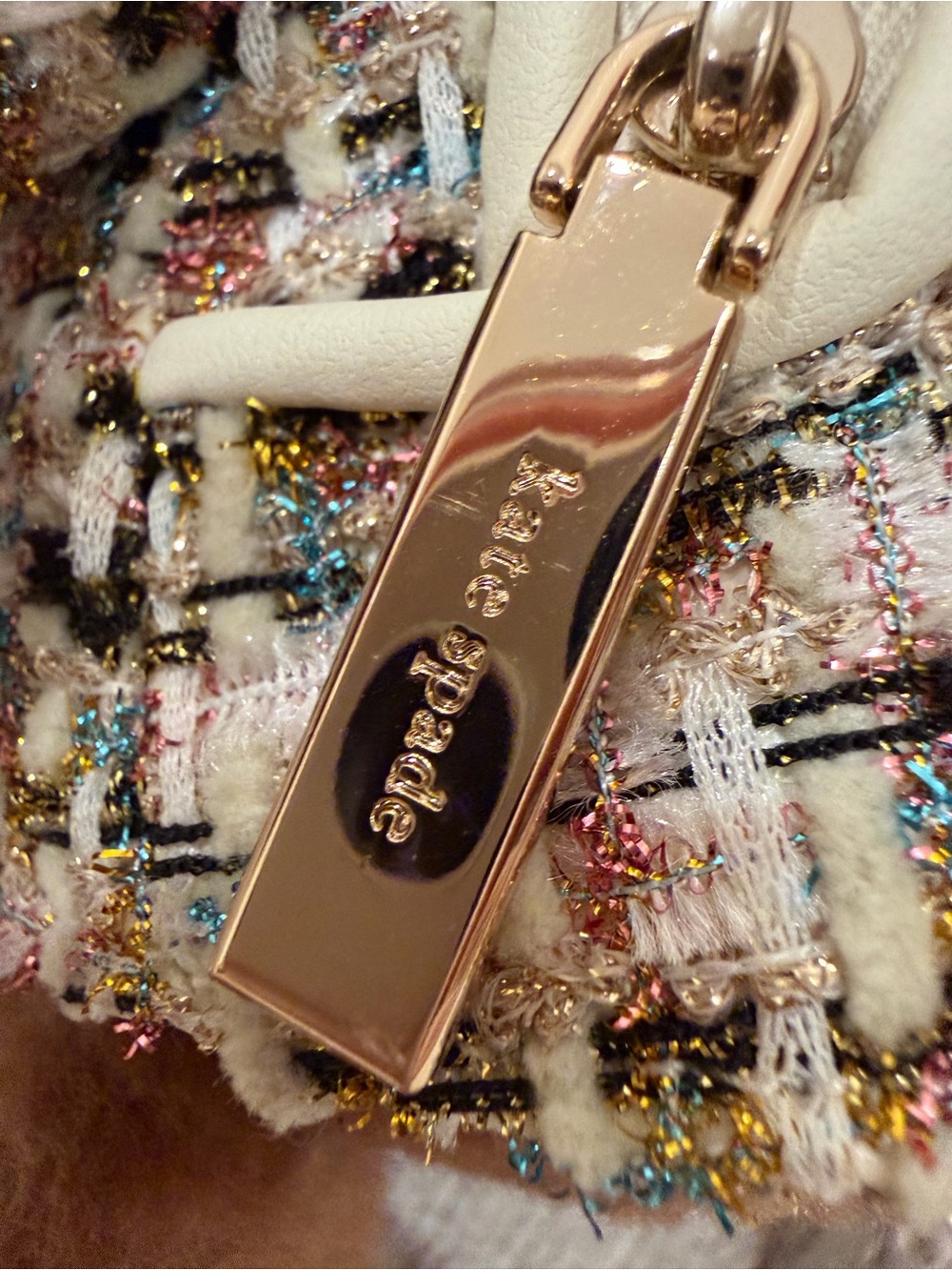 Kate Spade New York "Oh What Fun" 3D Teddy Bear Crossbody Bag - Picture 8 of 9